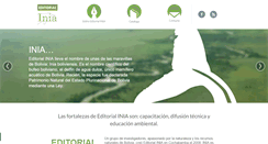 Desktop Screenshot of editorial-inia.com